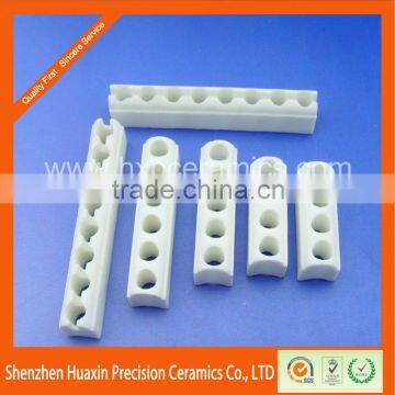 Steatite ceramic stick band insulator multihole high wear resistance