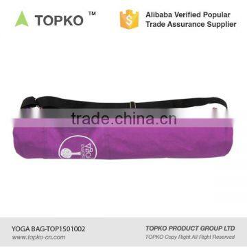 TOPKO waterproof custom print Wear resistant high quality canvas yoga mat bag