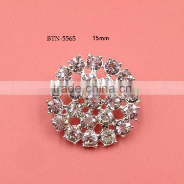 Hot selling factory price rhinestone button in stock(BTN-5565)