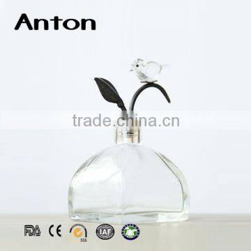 120ml empty reed diffuser glass bottles with rubber stopper cork