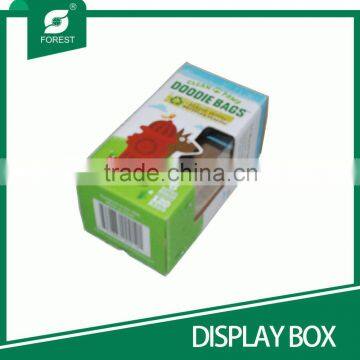 SMALL SIZE NEW STYLE CORRUGATED DISPLAY BOXES FOR PACKING DOODIE BAGS WITH PANTONE COLORS photo-4