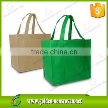 80gsm promotional Non Woven Bag with logo/Non-Woven shopping Bag/handle silk print cheap custom NonWoven Bag