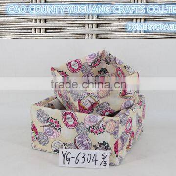 latest design portable recycled fabric bread kitchen basket wholesale