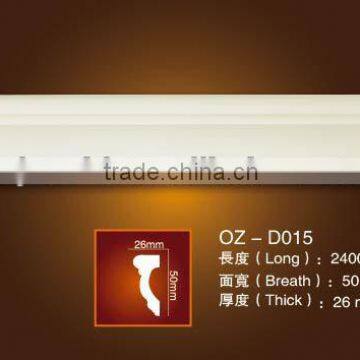 Modern Decorative Polyurethane Ceiling Cornice Moulding Design