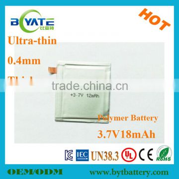 Cheap 3.7V Hot Sales Battery for Bracelet