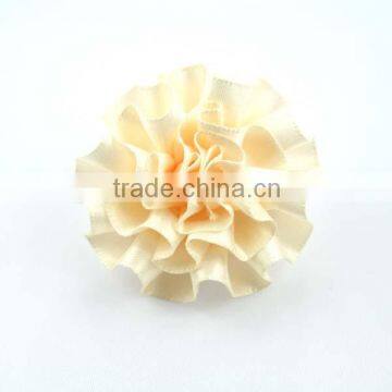 Carnation Handmade Ribbon Flower Brooches photo-3