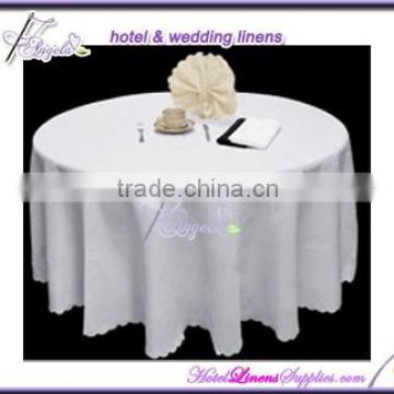 90 inch round spun polyester table cloths for round banquet tables