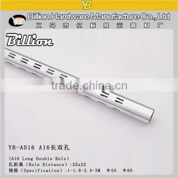 Silver Slotted Channel Metal Round Pipe photo-2