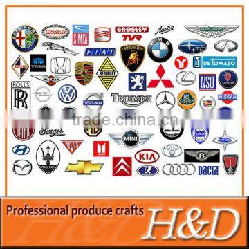 2013 hot sales China manufacture metal car nameplate