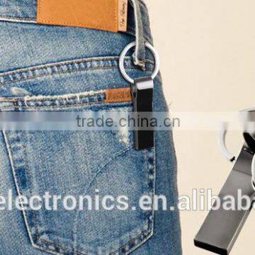 Stainless Steel Material Promotional Gift Customized Laser Engraving Logo Chrome Color Keychain Ring Usb Flash Memory Stick Supplier's Choice photo-4