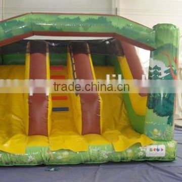 PVC tarpaulin inflatable castle slider/ inflatable slide