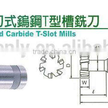 Brazed Carbide T-Slot End Mill