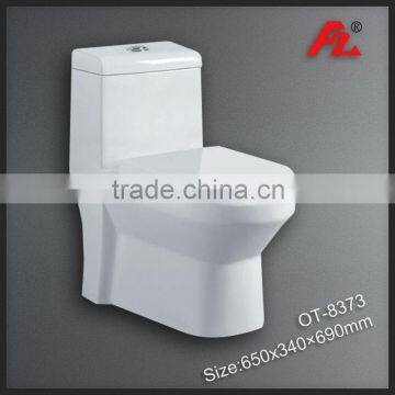 Sanitary Ware Ceramic Bathroom Double-hole Excess Eddy One piece Toilet