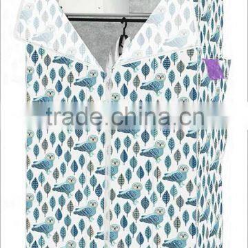 PRINTING FABRIC WARDROBE WITH METAL SHELF photo-2