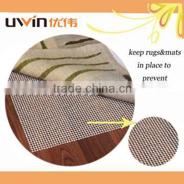 printed useful washable anti slip rug gripper for carpet