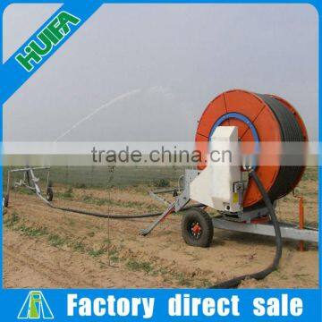 Newly retractable spray water mobile farm hose reel irrigation system