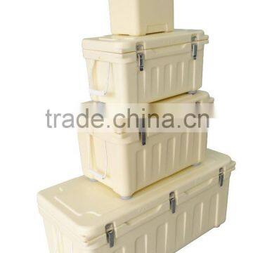 Outdoor insulated ice box BBQ freezing food cooler large chilly bin with divider