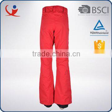 Custom Red Color Waterproof Winter Outdoor Ski Women Hiking Pants photo-2