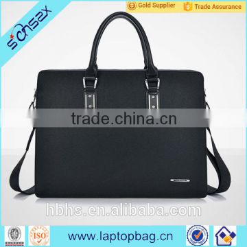 Genuine Leather Briefcase Hard Case Bags For Laptop Computer Waterproof Briefcase