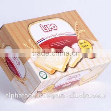 LIPO cream biscuits with 100g box packing