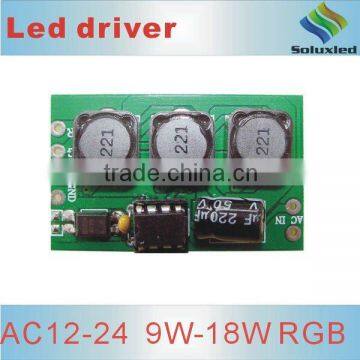 24V 12V 3w/6w RGB led driver constant current 300mA