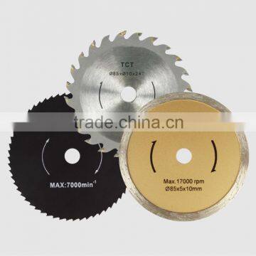 CE Rohs MCS002 Woodworking Mini Saw Machine With 3 Blades photo-5