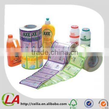 Guangzhou Professional Bottle Label Sticker Manufacture