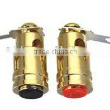 copper material gold plating speaker binding post