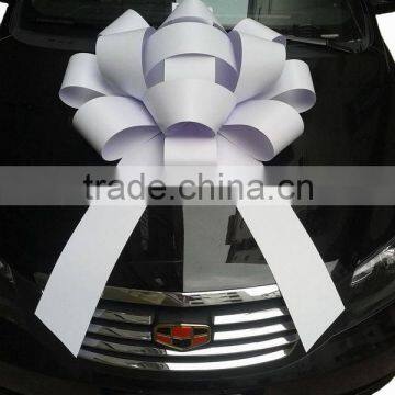 30inch White Large Gift Bow for Wedding Decorations, Wedding Car Bow Deocrations