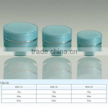 Round acrylic cosmetic jar, acrylic jar, round jars for cosmetic