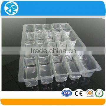 Disposable cups for desserts display stand packaging container