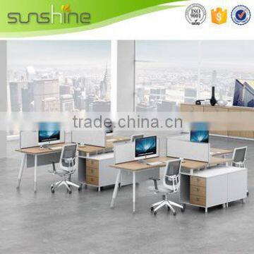 Top level customized u shape office workstation