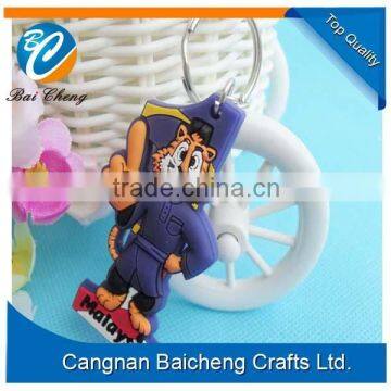 Promotional Soft Rubber Key Chain With 3D Oval Shape Supplies Best Price and Quality in Custom Logo and Brand photo-6