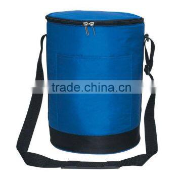 Promotional Round Kooler Bag-Royal Blue