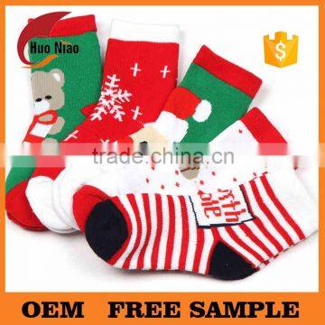 santa claus sock decoration, Elk socks,christmas sock