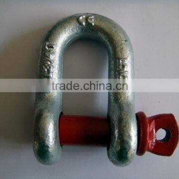 1/3 T screw pin safety bolt Dee shackle 3/16 inch US type dee shackle