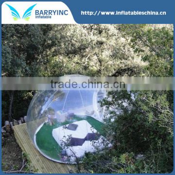 Customized PVC clear inflatable lawn tent / inflatable clear dome tent