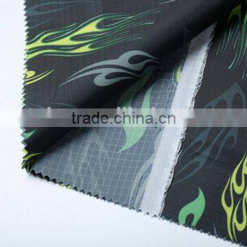 printed waterproof oxford fabric with pu coating for luggage