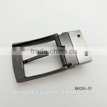 Custom Reversible Double-faced Pins Buckle Screw Fixed Belt Buckle Made in China photo-2