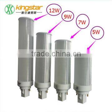 NEW Design G24 LED LAMPS Round&Square 5W/7W/9W/12W G23/G24/E27 LED Plug-in Light G24 Led Bulbs G24 LED Lamp Replacement photo-2