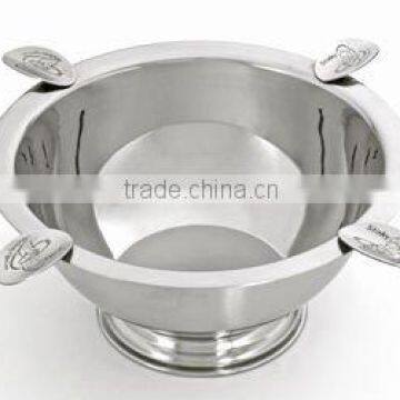 novelty metal round ashtray