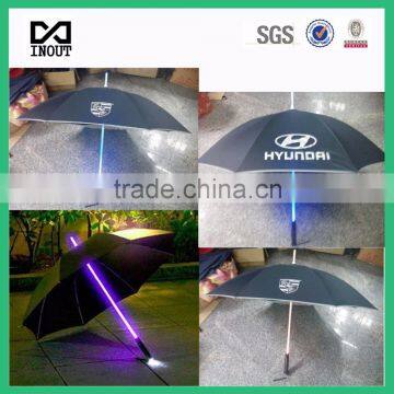 23"*8K Manual open Straight LED Umbrella