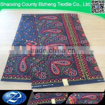 Good quality african super wax printed fabric for women dress