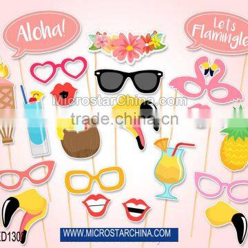 21pcs LET'S FRAMINGLEL Family member party props for fun decoration photo booth