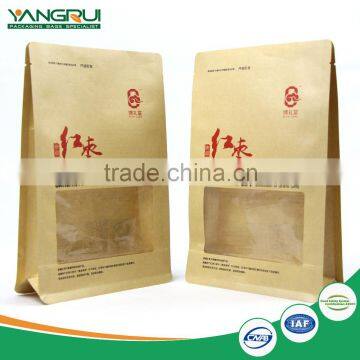 die cut kraft paper bags wholesale with window