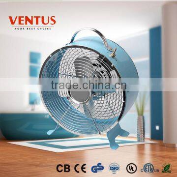 Ventus 6 inch Round Retro Table Fan/small table fan, Blue color