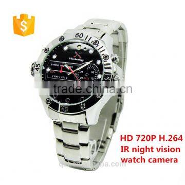 H.264 720P hd mini watch dvr spy camera watch driver waterproof ir night vison camera watch                        
                                                Quality Choice