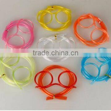 New Design Kids Glasses Straw/DIY Plastic Glasses Straw photo-2