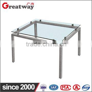 High Quality Unique Design Good Price metal Frame Coffee Table With steel Legs