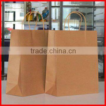 2014 Hot Sale Kraft Gift Customized Colorful Kraft Paper shopping Bag